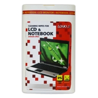 Čisticí trhací ubrousky na LCD a notebooky Logo - dóza, 50 ks