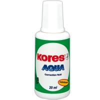 Opravný lak Kores Aqua - štěteček, 20 ml