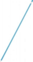 Hůl na smeták 120 cm - násada, kovová, jemný závit,  modrá