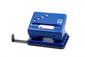 Děrovačka SAX 408 - 30 listů, kovová, modrá