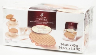 Vafle Tofinek - s karamelem, 24x40 g