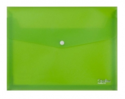 Prostorové spisové desky s drukem A4 Opaline - plastové, transparentní, zelené