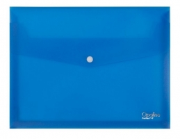 Prostorové spisové desky s drukem A4 Opaline - plastové, transparentní, modré