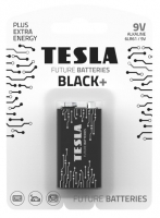 Alkalická baterie Tesla BLACK+ 9 V - 6LR61, typ 9V, 1 ks