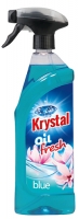 Olejový osvěžovač vzduchu Krystal - s rozprašovačem, modrý, 750 ml