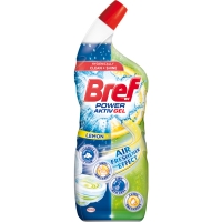 Čistící prostředek na WC Bref Power Aktiv gel - lemon, 700 ml