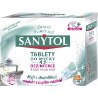 Dezinfekční tablety do myčky Sanytol 4v1 - 40 ks