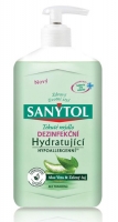 Dezinfekční mýdlo Sanytol - s dávkovačem, hydratující, aloe vera a zelený čaj, 250 ml