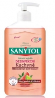 Dezinfekční mýdlo do kuchyně Sanytol - s dávkovačem, grepfruit a limetka, 250 ml - DOPRODEJ