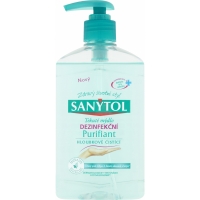 Dezinfekční mýdlo Sanytol - s dávkovačem, purifiant, 250 ml - DOPRODEJ