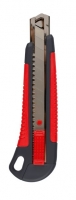Odlamovací nůž Kores KC18 - čepel 18 mm, plastový, černo-červený