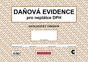 Daňová evidence pro neplátce DPH ET328 - A4, 19 listů