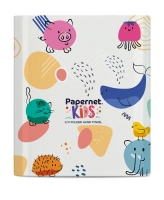 Antibakteriální zásobník na papírové ručníky Papernet Kids V-Fold 421810 - 23x25 cm, plastový, bílý