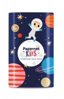 Antibakteriální zásobník na skládaný toaletní papír Papernet Kids 421807 - plastový, modrý