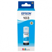 Epson originální ink C13T00S24A, 103, cyan, 65ml, Epson EcoTank L3151, L3150, L3111, L3110