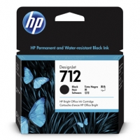 HP originální ink IHP3ED71AXNG, HP 712, black, 38ml, HP