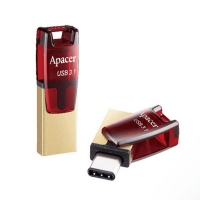 USB Flash disk Apacer AH180 64 GB - 3.0, červeno-zlatý