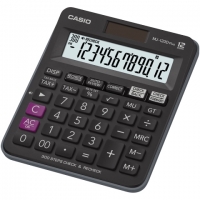 Stolní kalkulačka Casio MJ 120 D Plus - 1 řádek, 12 znaků, černá