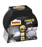 Zpevňovací textilní lepící páska Pattex Power Tape - 50 mm x 10 m, třívrstvá, černá