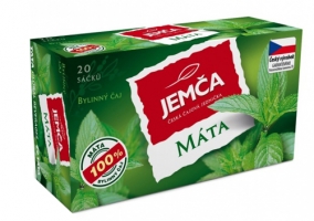 Bylinný čaj Jemča - máta, 20 sáčků