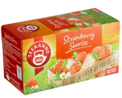 Ovocný čaj Teekanne - strawberry sunrise, 20 sáčků