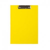 Psací deska s klipem A4 - jednoduchá, lamino, žlutá