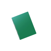 Čtyřkroužkový pořadač A4 - hřbet 2 cm, plastový, transparentní zelený