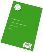 Náhradní listy do kroužkového karis zápisníku A4 Premium - čtverečkované, 100 listů