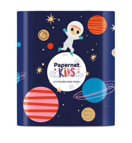 Antibakteriální zásobník na papírové ručníky Papernet Kids 421809 - plastový, modrý