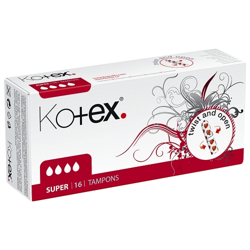 Dámské tampóny Kotex - normal, 16 ks