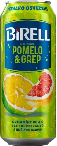 Nealkoholické pivo Birell - pomelo&grep, plech, 500 ml, 6 ks