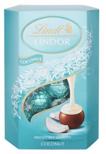 Pralinky Lindor - kokos, 200 g